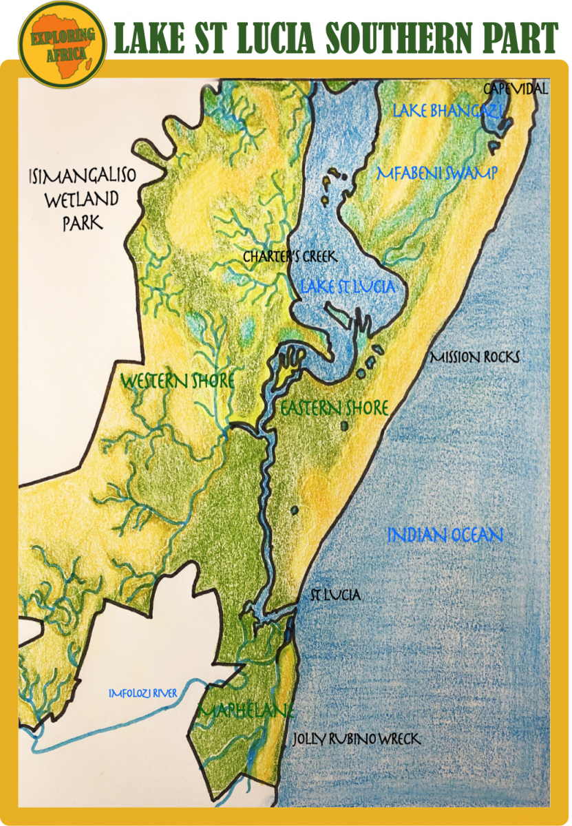 isimangaliso south map
