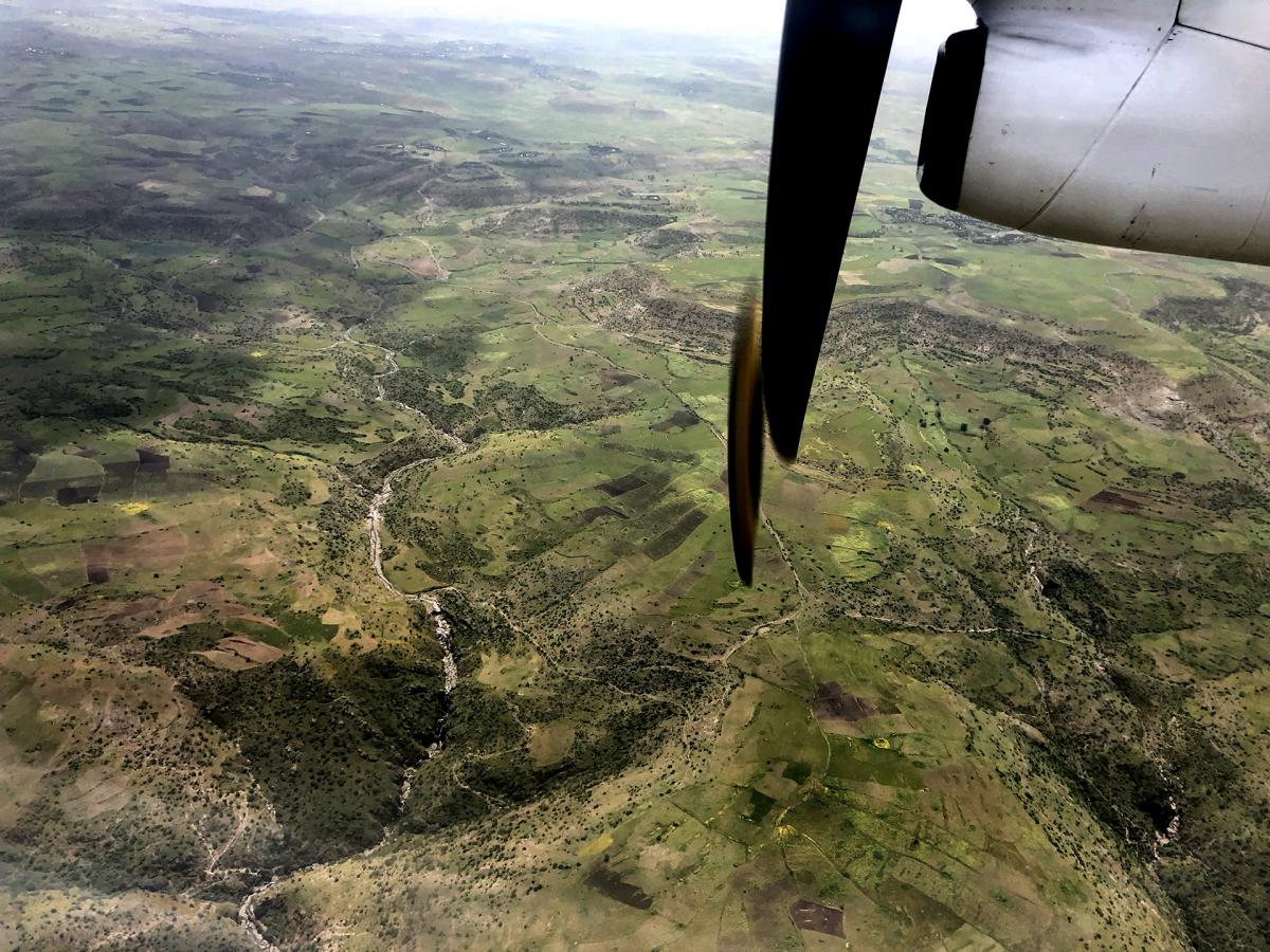 ethiopia flight lalibela addis abeba