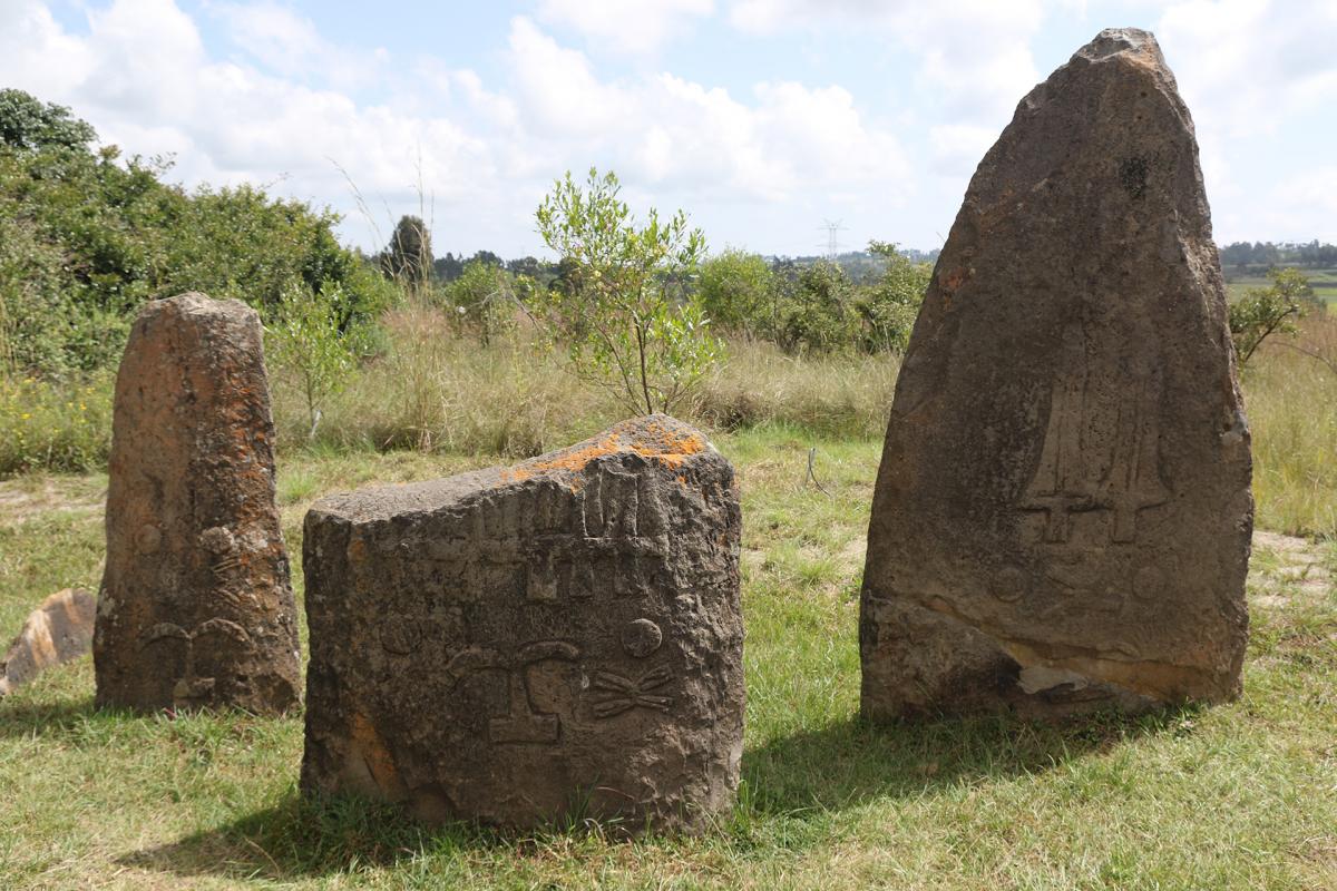 Ethiopia on the road - tiya stelae