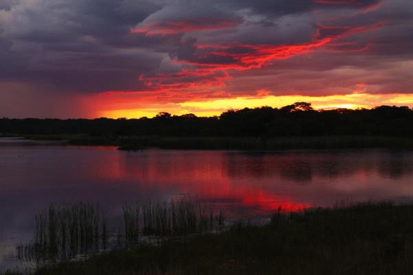sunset zimbabwe