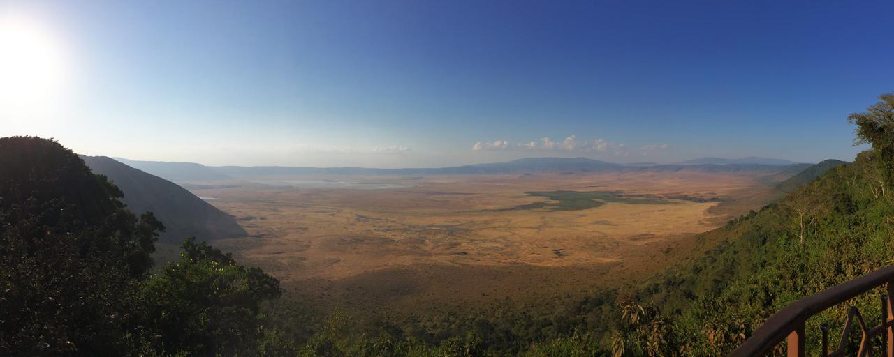 ngorongoro crater at the sunset