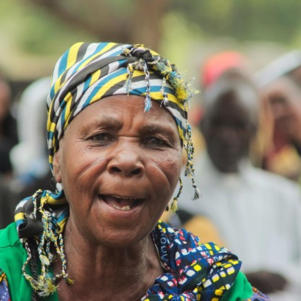 mbugwe old woman in tanzania