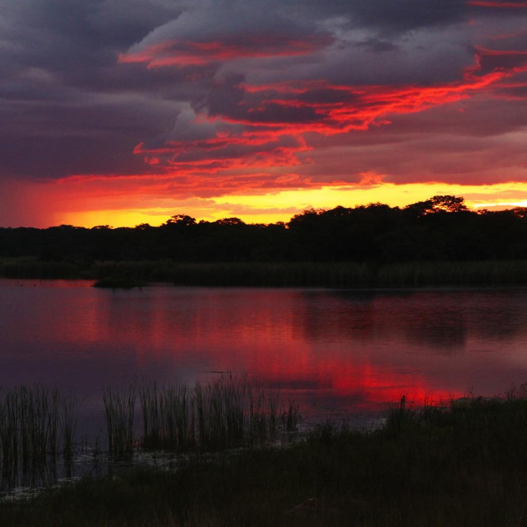 sunset zimbabwe