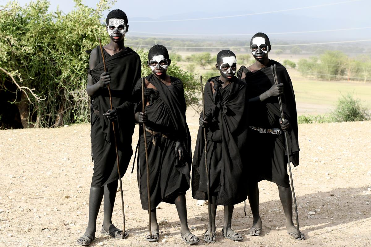 Maasai people of East Africa fighting against cultural