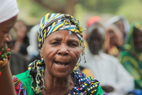 mbugwe old woman in tanzania