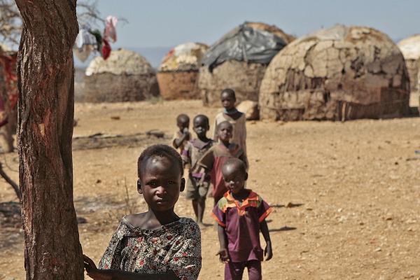 Samburu village in Kenya