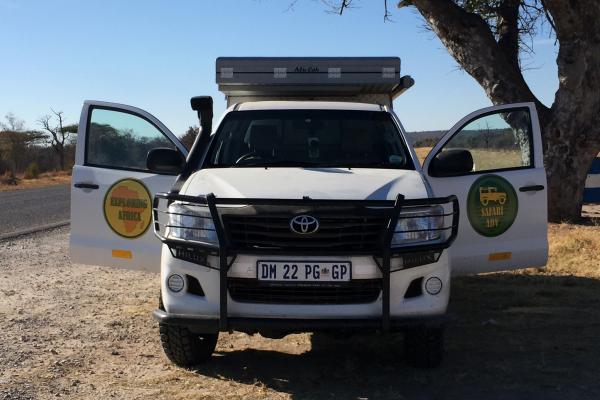 Our car! exploringafrica safariadv rominafacchi namibia toyota
