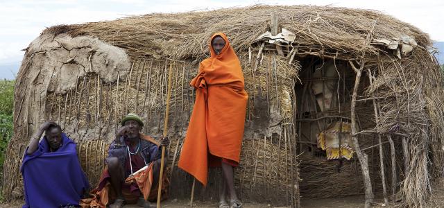 A Maasai village in East Africa