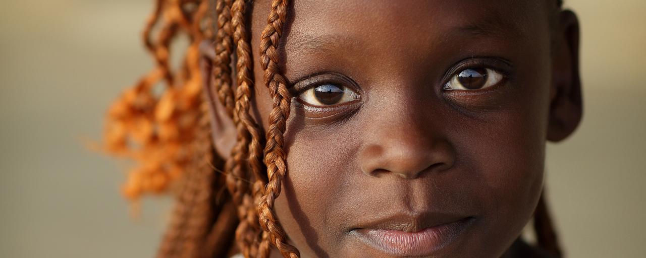 young girl of luo people in kenya