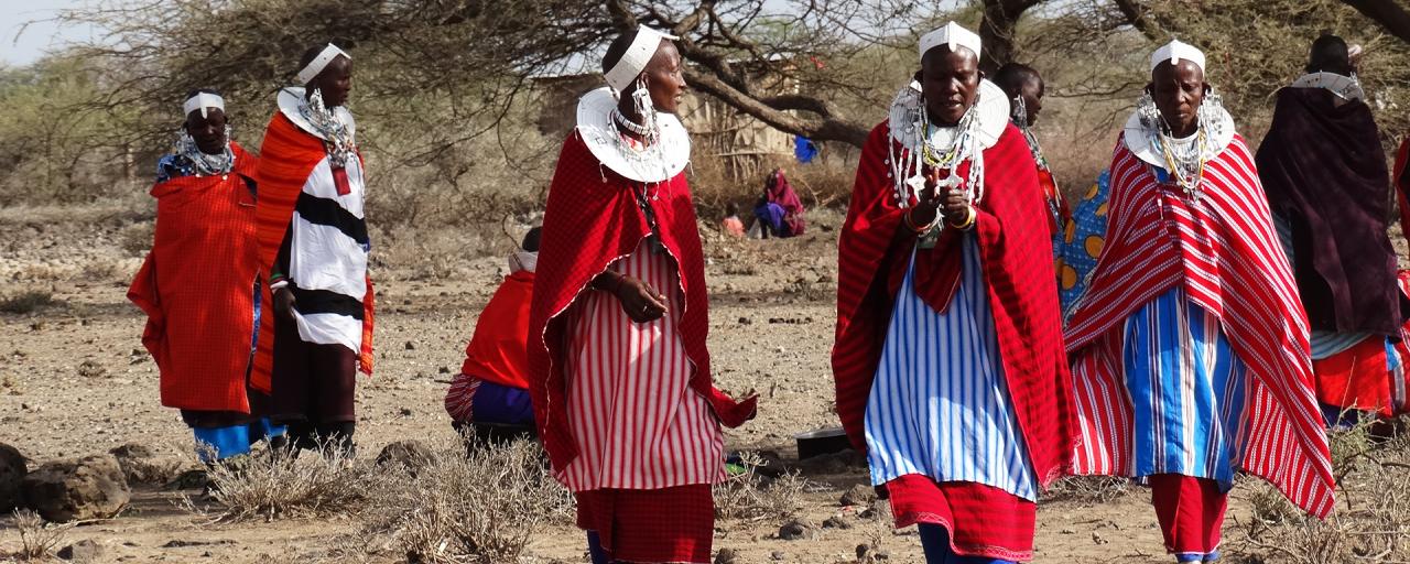 Maasai clothing on sale and jewelry