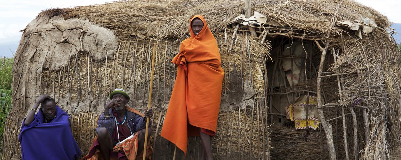 A Maasai village in East Africa