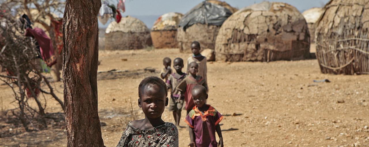 Samburu village in Kenya