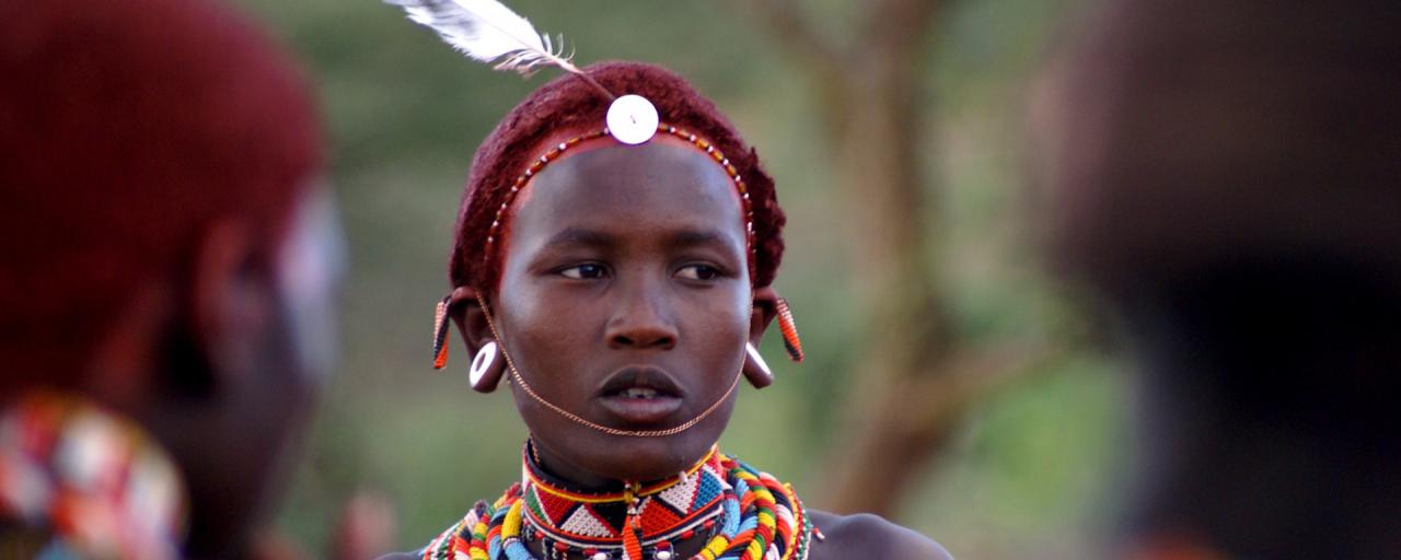 samburu people in kenya:young warrior