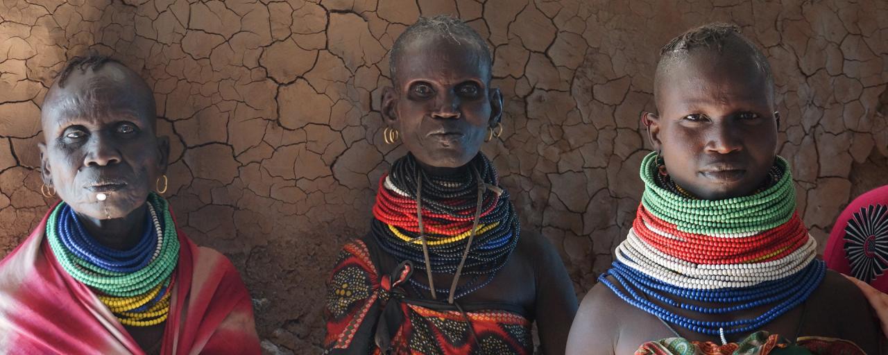 turkana women in kenya  