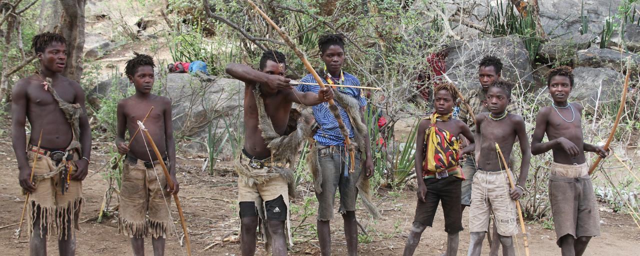 Hadzabe people tanzania ngorongoro serengeti tarangire manyara exploringafrica safariadv romina facchi travel safari