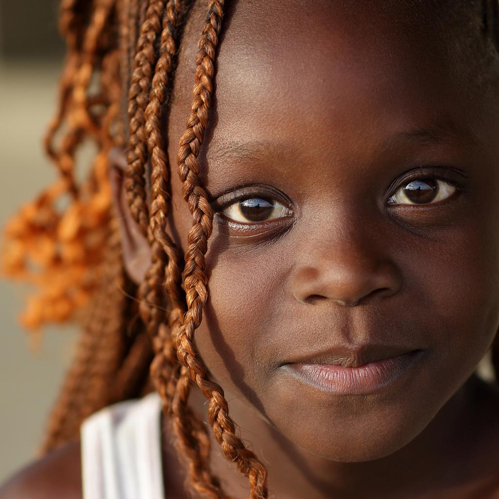 young girl of luo people in kenya