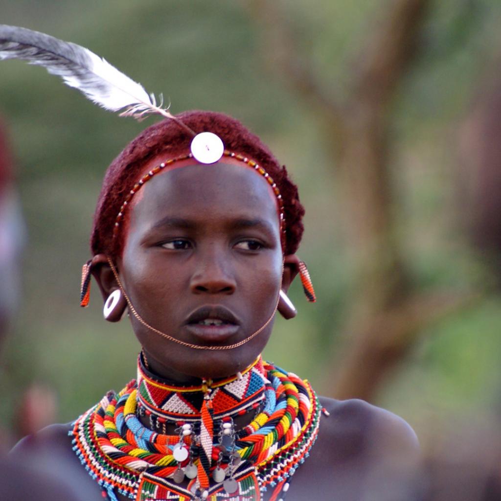 samburu people in kenya:young warrior